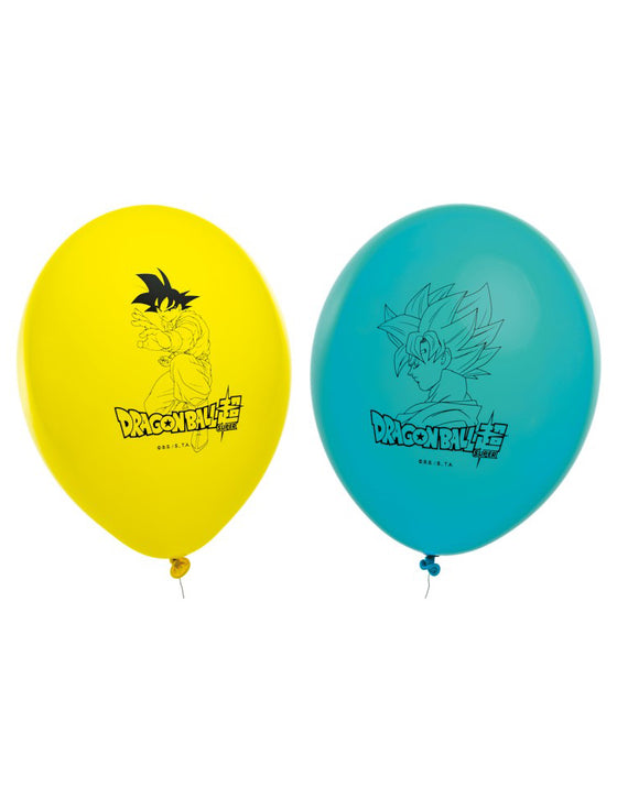 Lot de 6 ballons latex 27cm Dragon Ball Z