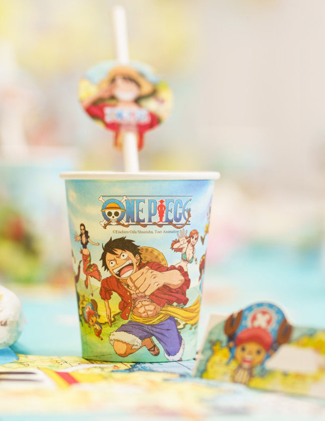 Lot de 8 gobelets 250ML en carton One Piece
