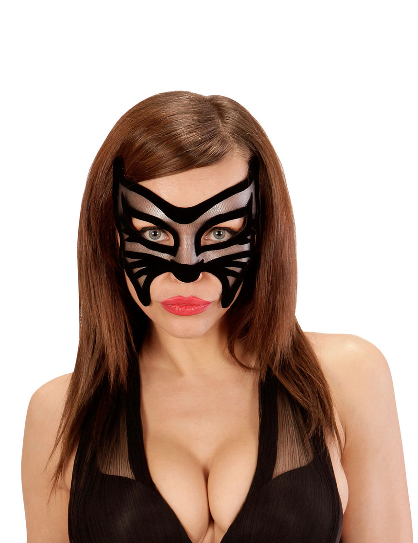 Loup chat noir sexy femme