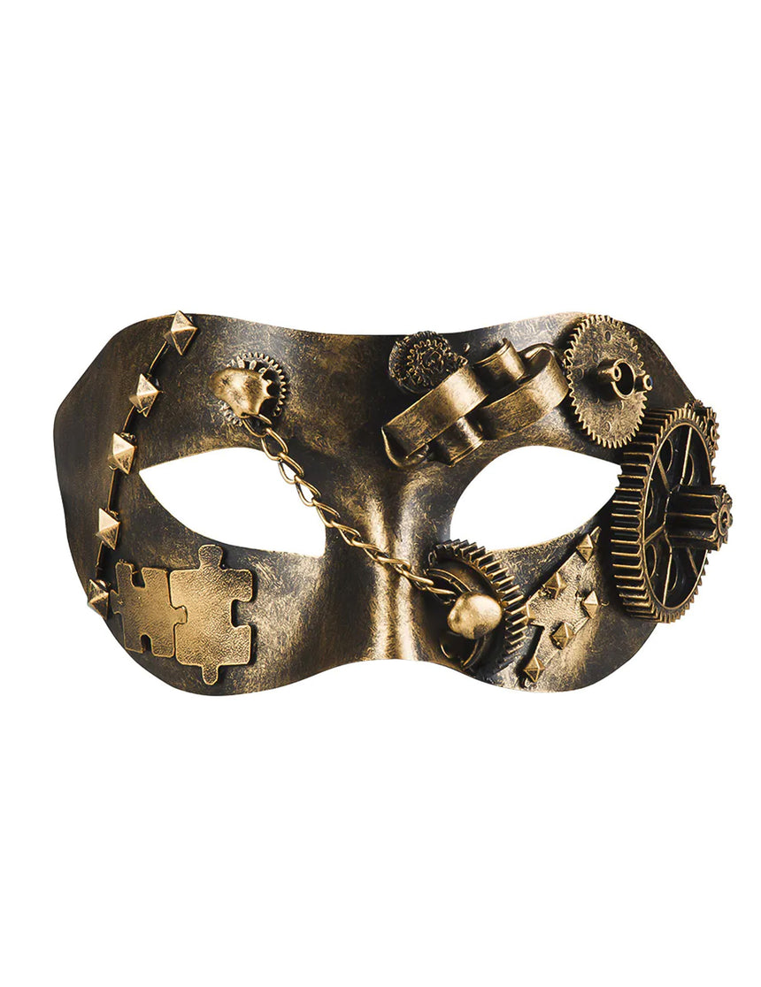 Loup steampunk rouages adulte