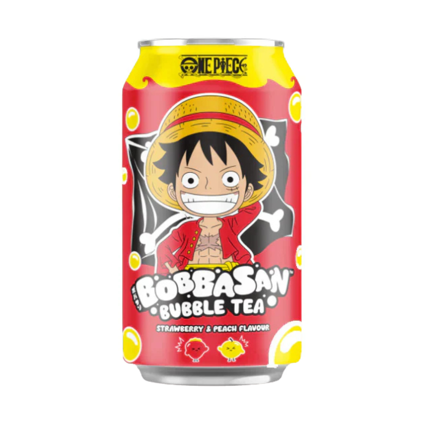 Luffy Bubble Tea Peach & Strawberry