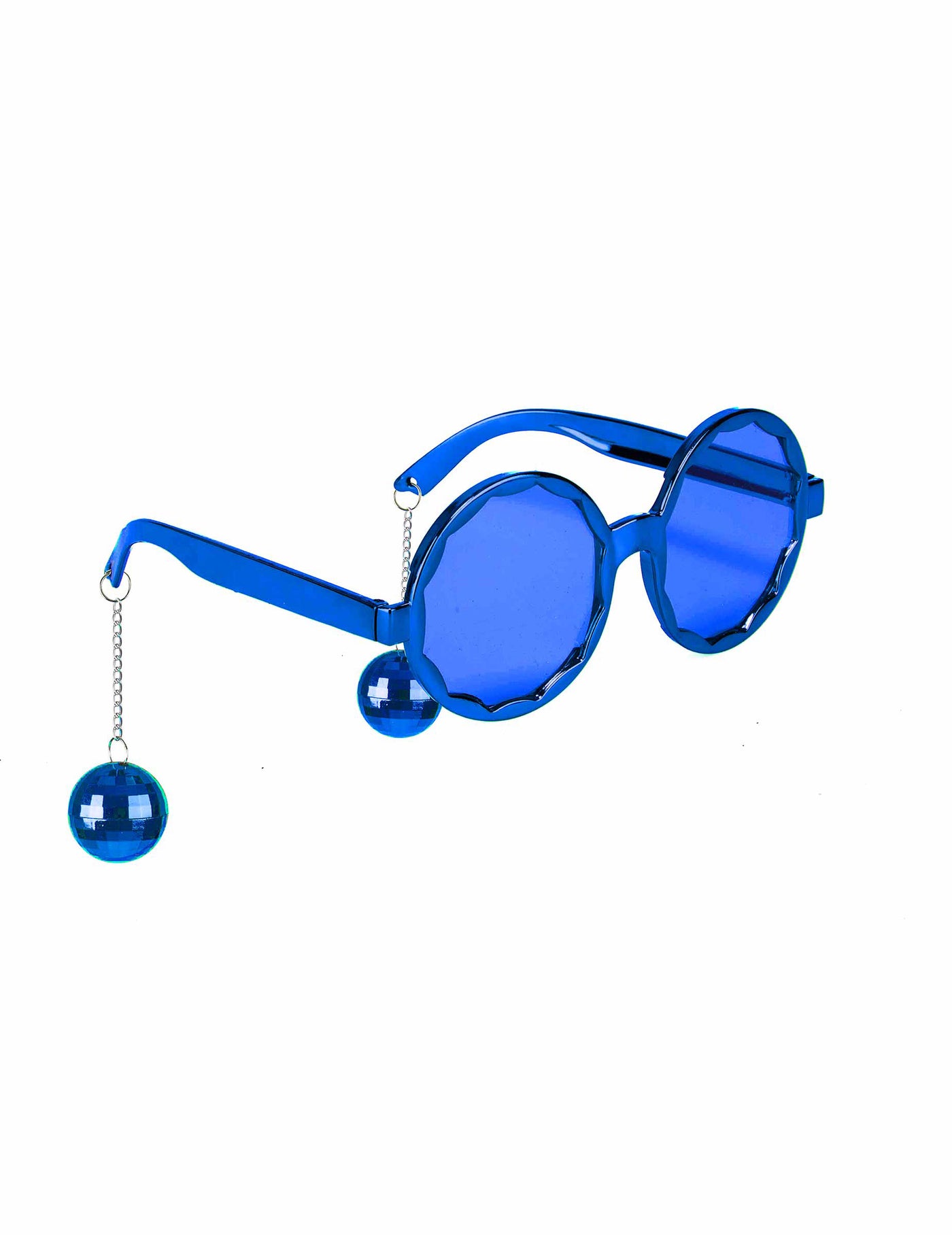 Lunettes bleues disco adulte