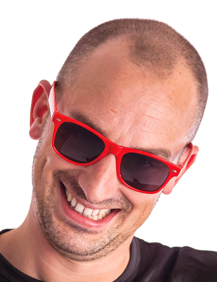 Lunettes blues rouge adulte