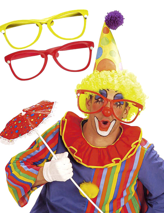 Lunettes de clown géantes adulte
