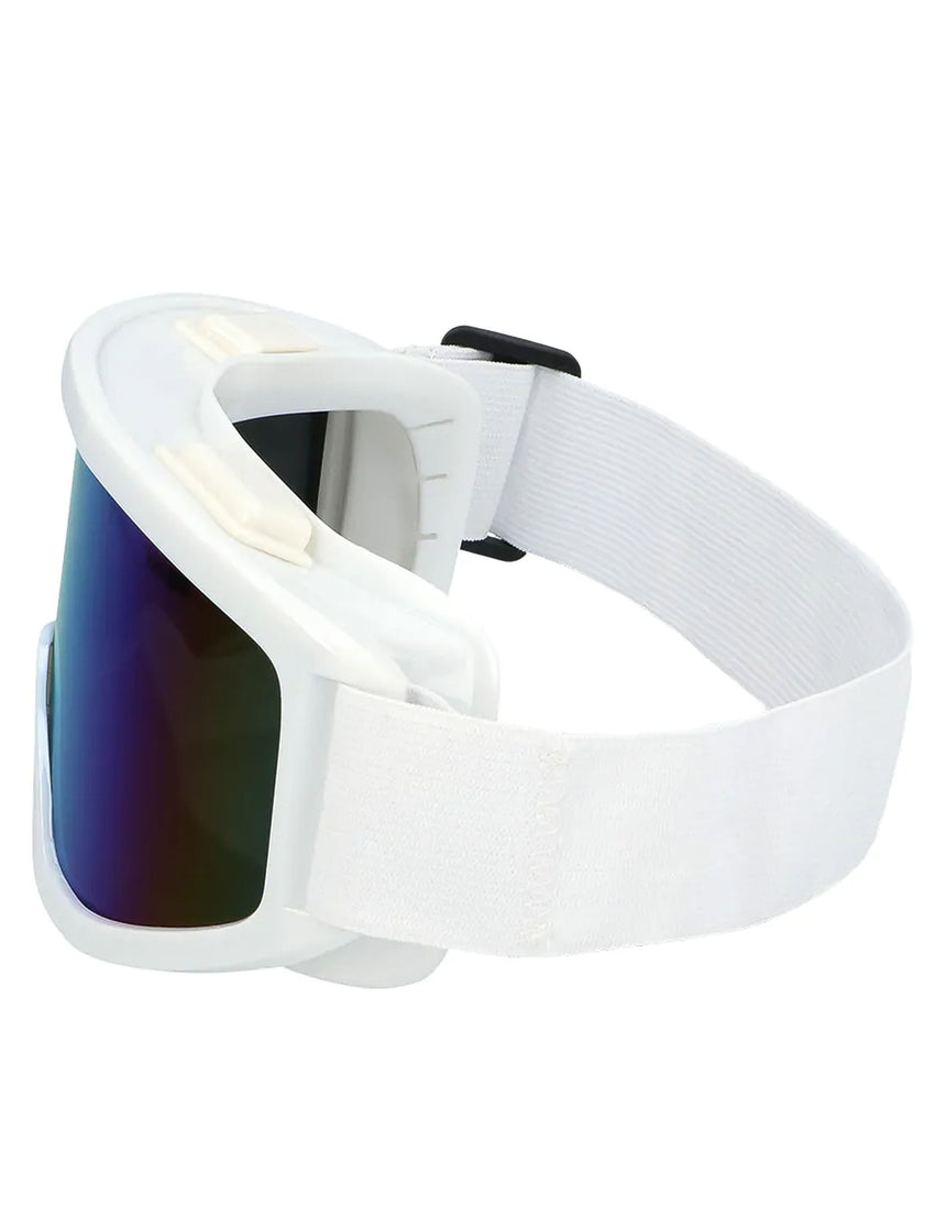 Lunettes de ski blanches adultes