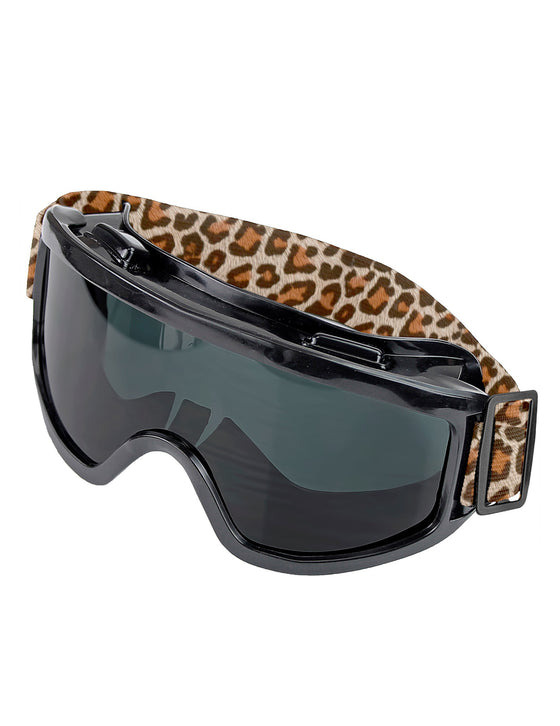 Lunettes de ski léopard adulte