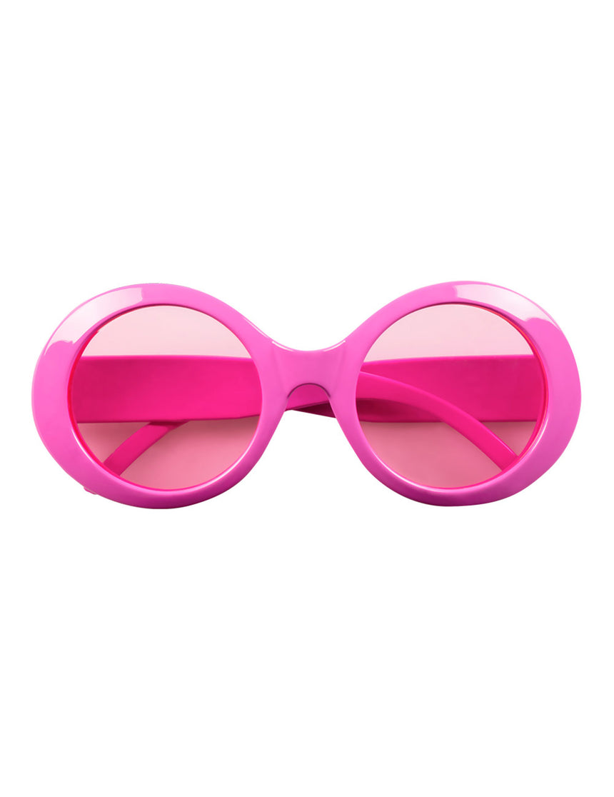 Lunettes disco roses adulte