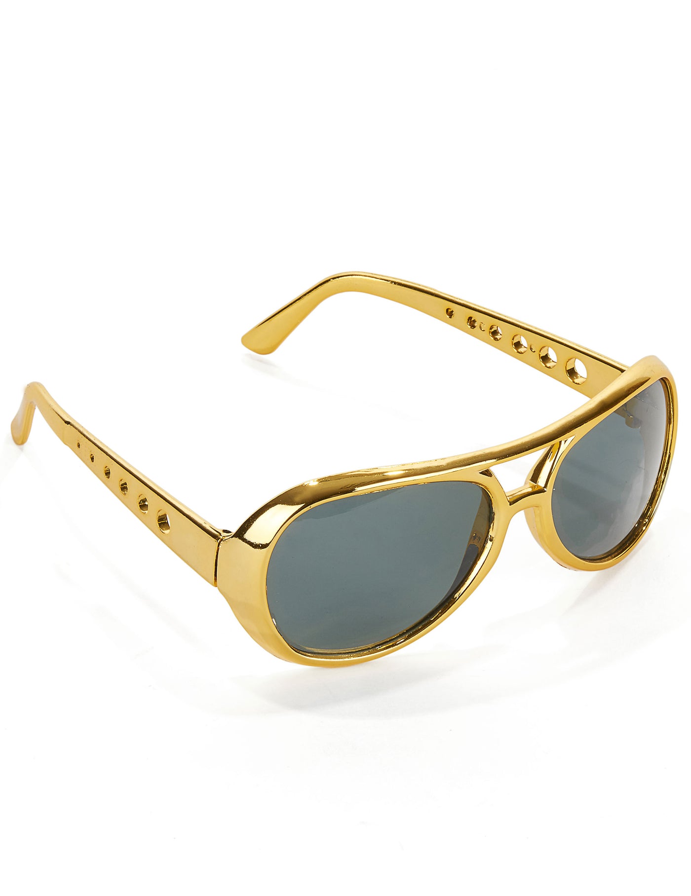 Lunettes Elvis dorées adulte