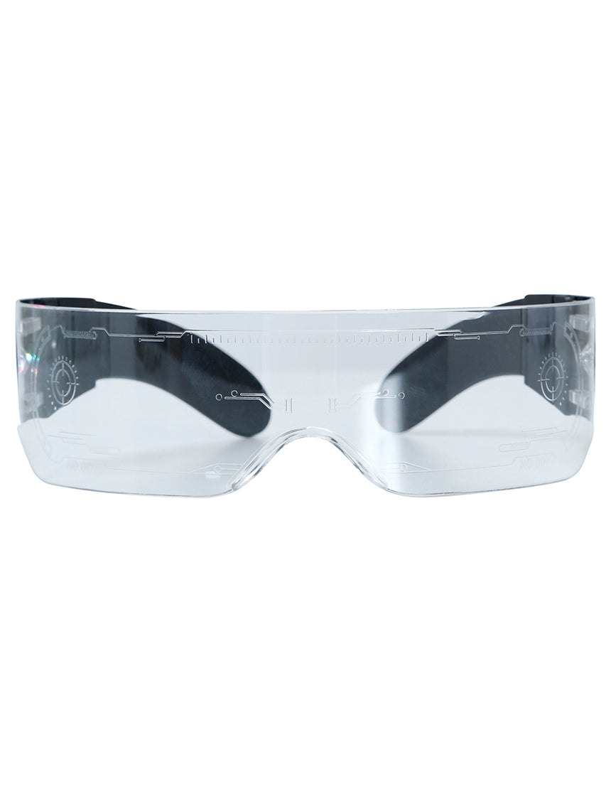 Lunettes futuristes avec LED