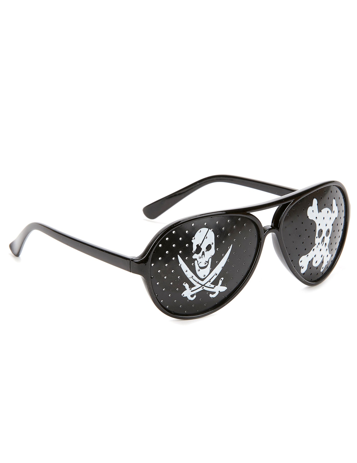 Lunettes noires pirate adulte