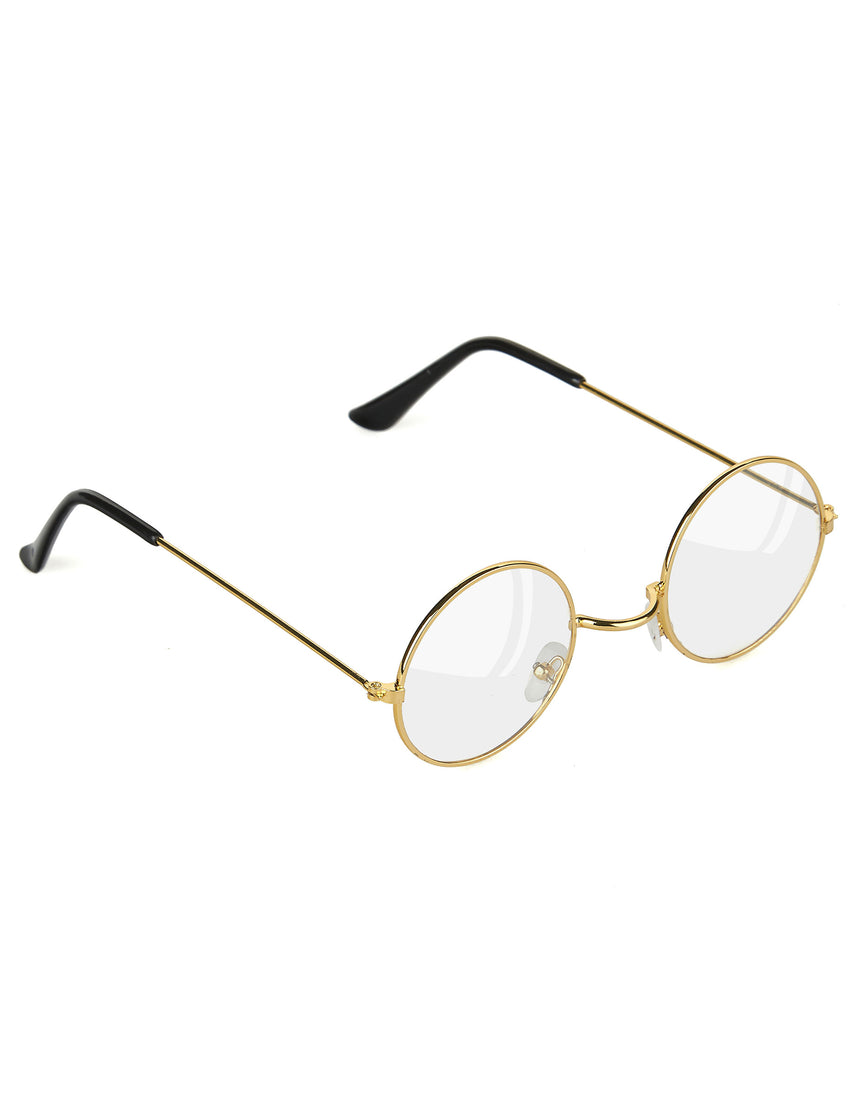 Lunettes dorées Père Noël adulte