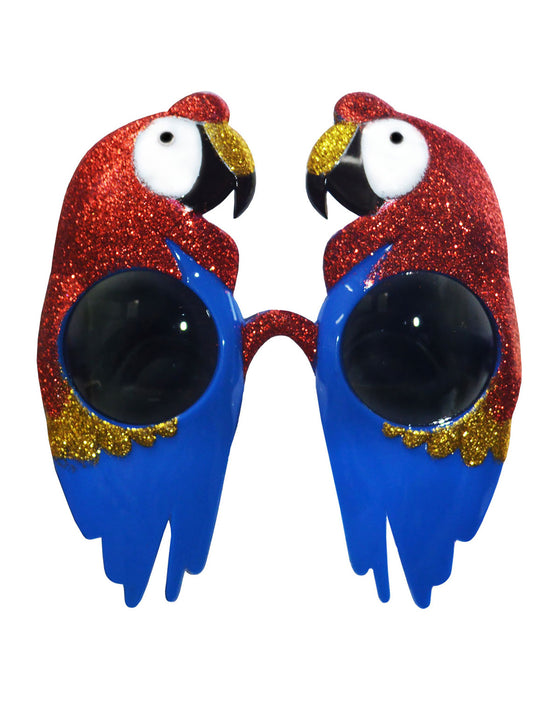 Lunettes perroquet paillettées adulte