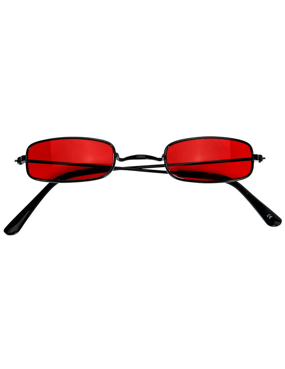 Lunettes vampire rouge
