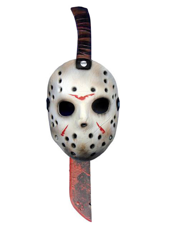 Machette et masque en plastique Jason Vendredi 13