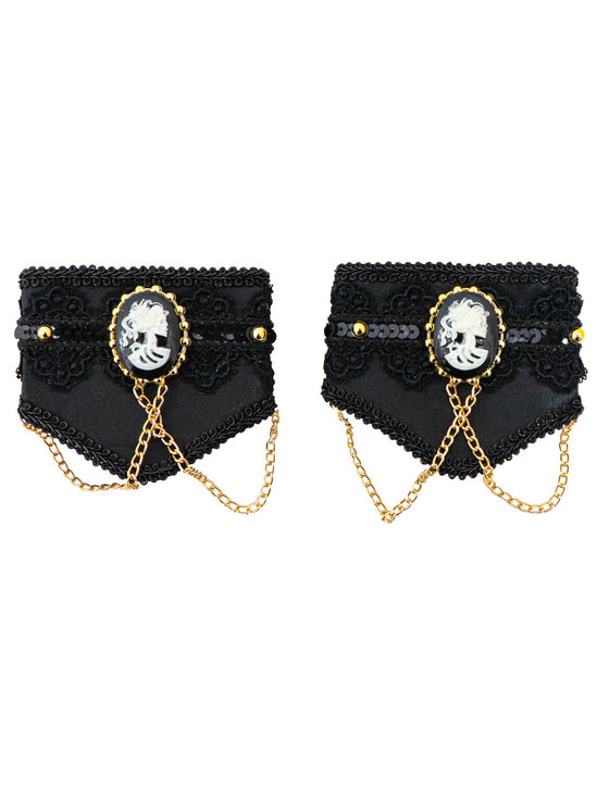 Manchettes gothiques noires