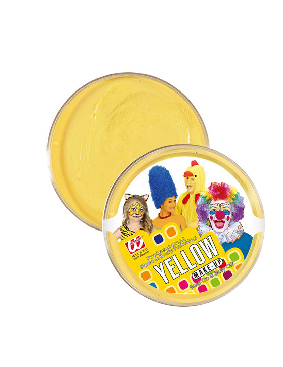 Pot maquillage professionnel jaune 25 g