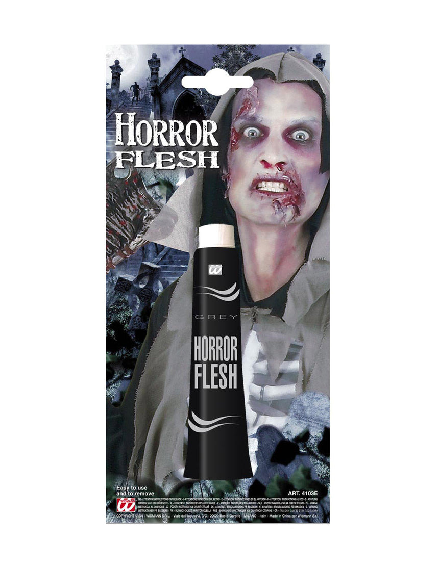 Maquillage peau grise Halloween