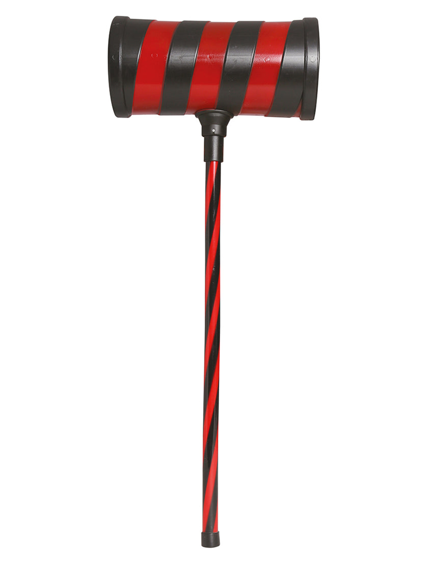 Marteau clown tueur rouge et noir adulte 79 cm