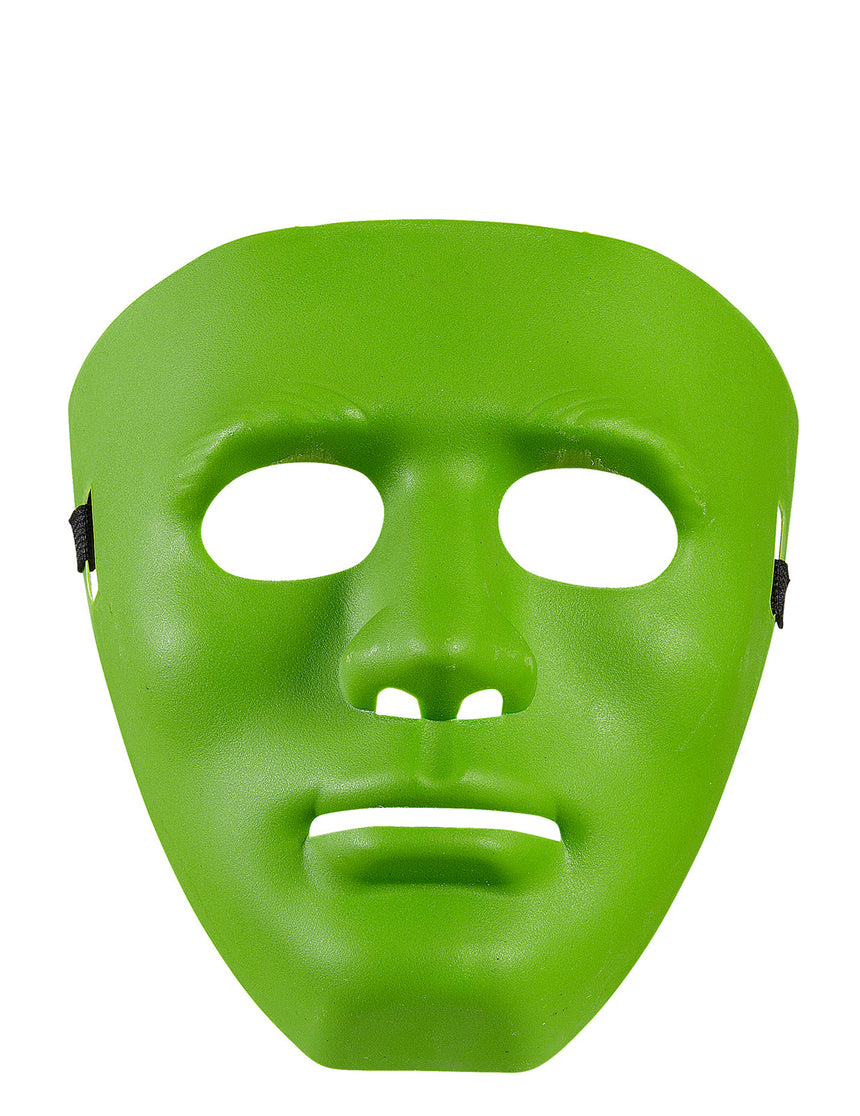 Masque anonyme vert adulte
