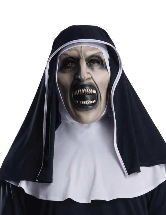 Masque avec coiffe La Nonne adulte