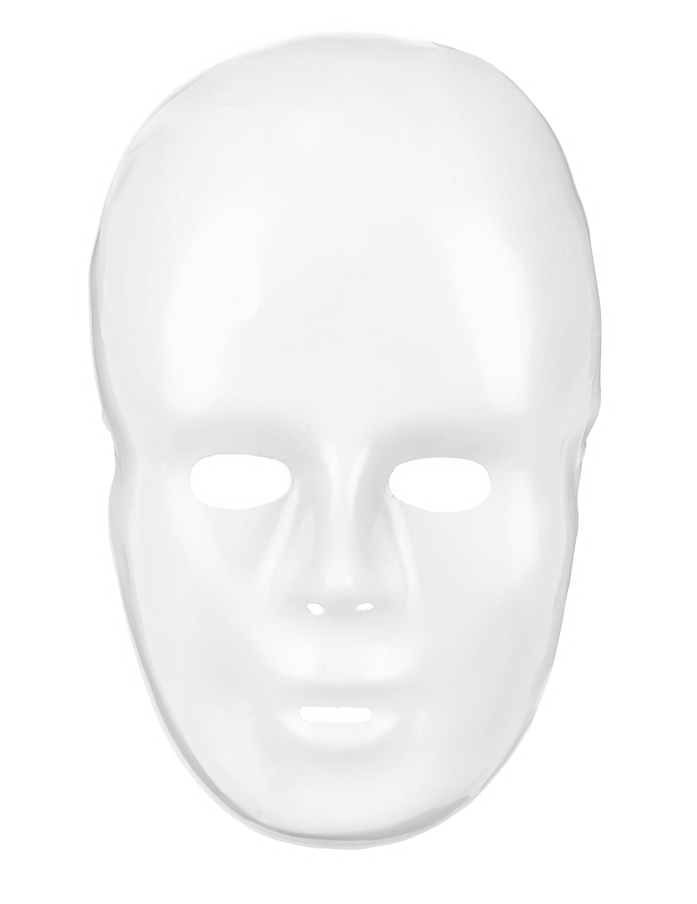 Masque blanc adulte en plastique