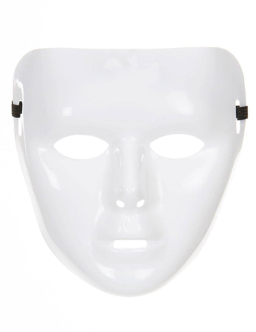 Masque blanc brillant Adulte
