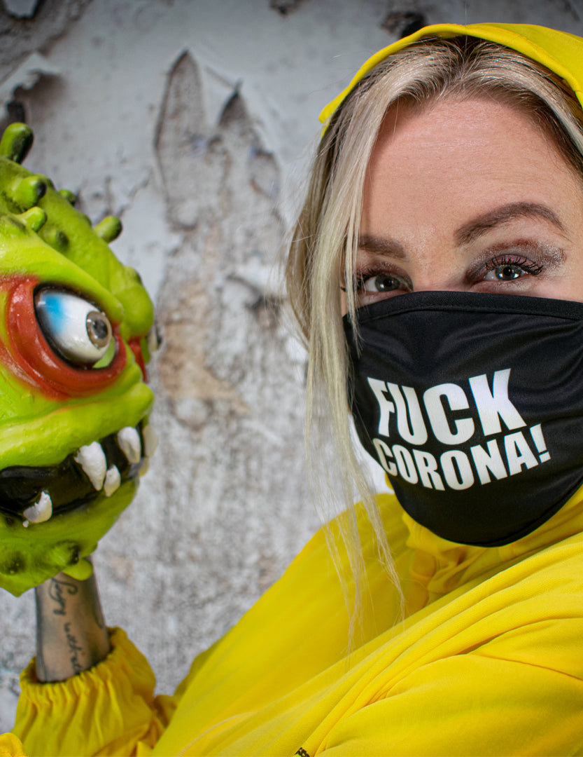 Masque cache nez imprimé fuck adulte