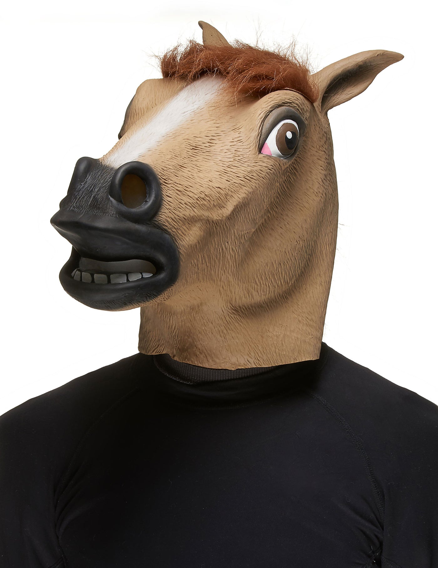 Masque cheval marron adulte