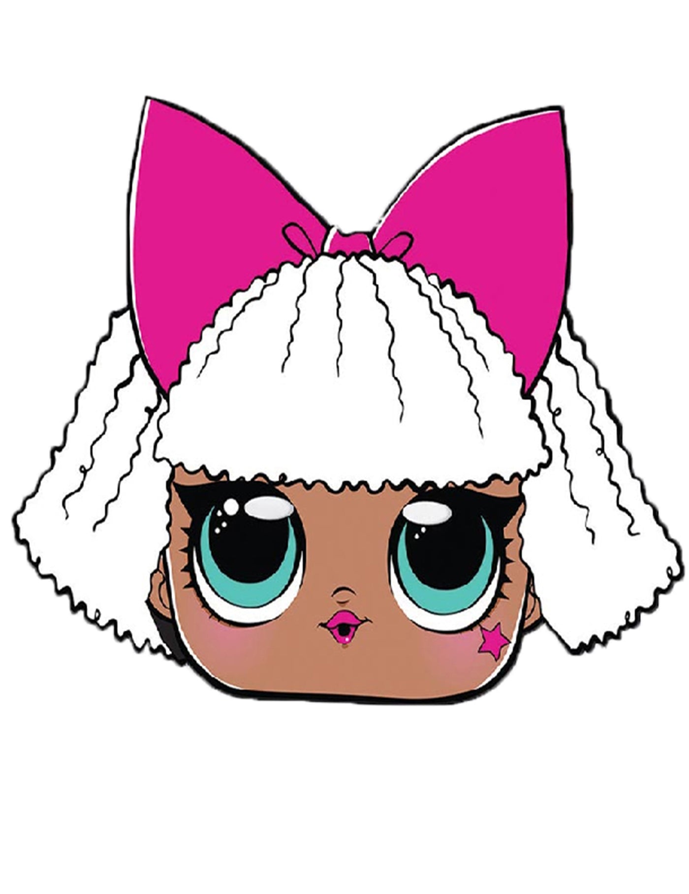Masque en carton Diva LOL Surprise