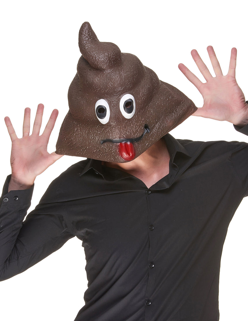 Masque en latex Caca adulte