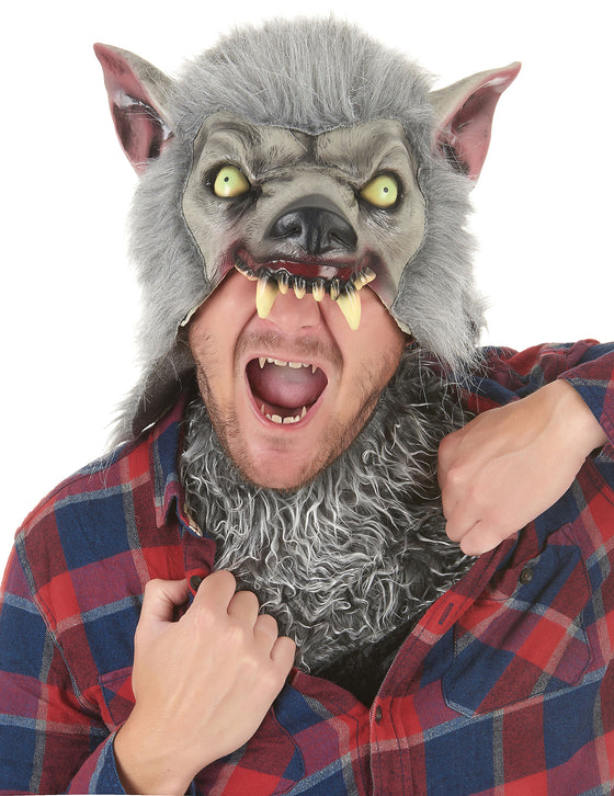 Masque en latex Loup garou adulte