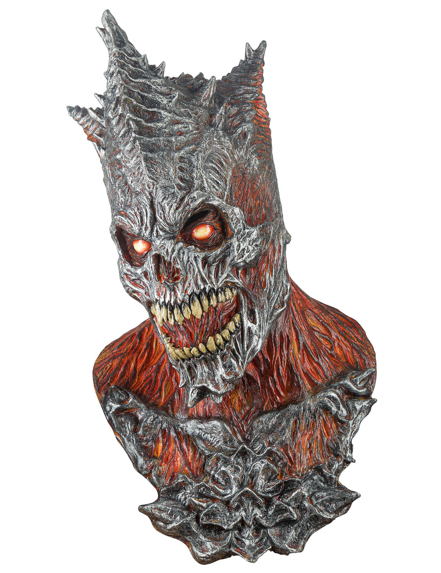 Masque intégral roi faucheur en feu