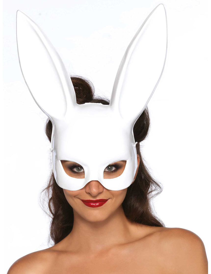 Masque lapin blanc