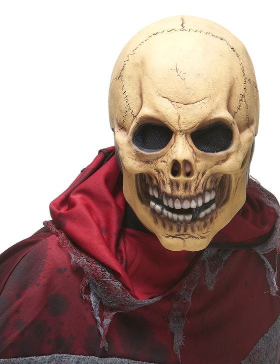 Masque latex crâne effrayant adulte