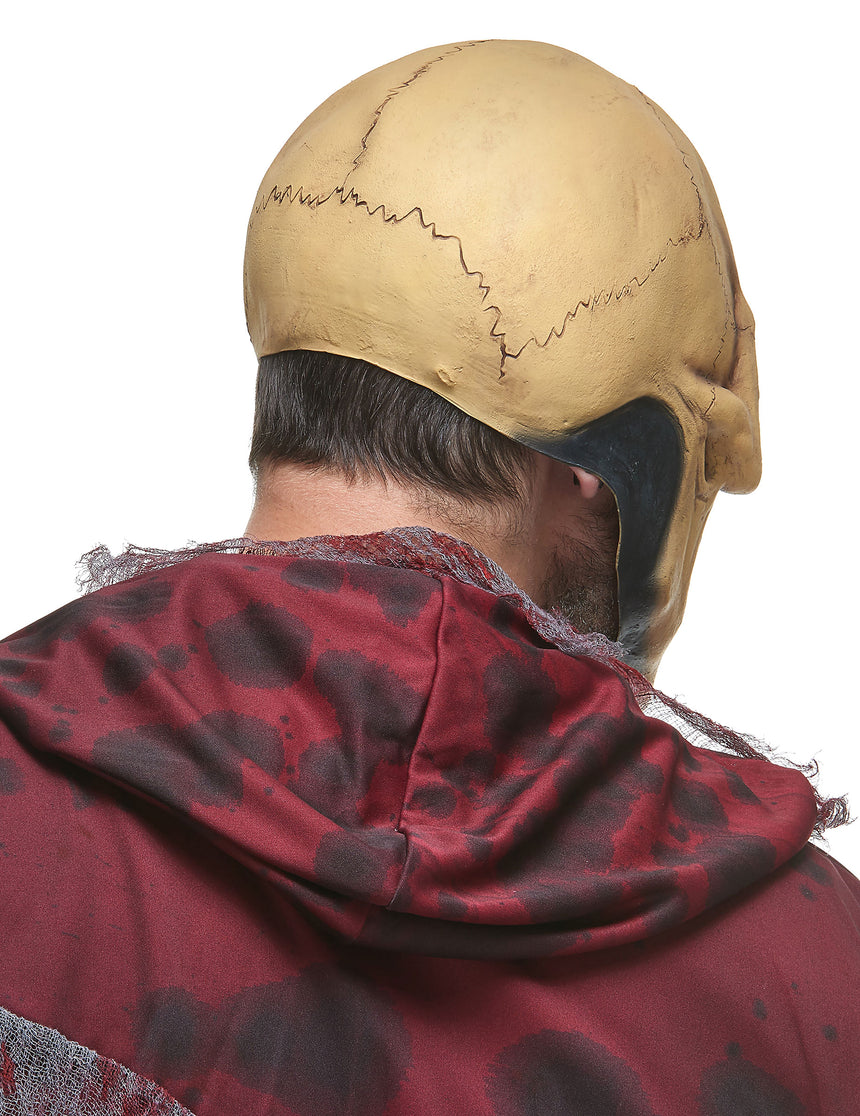 Masque latex crâne effrayant adulte