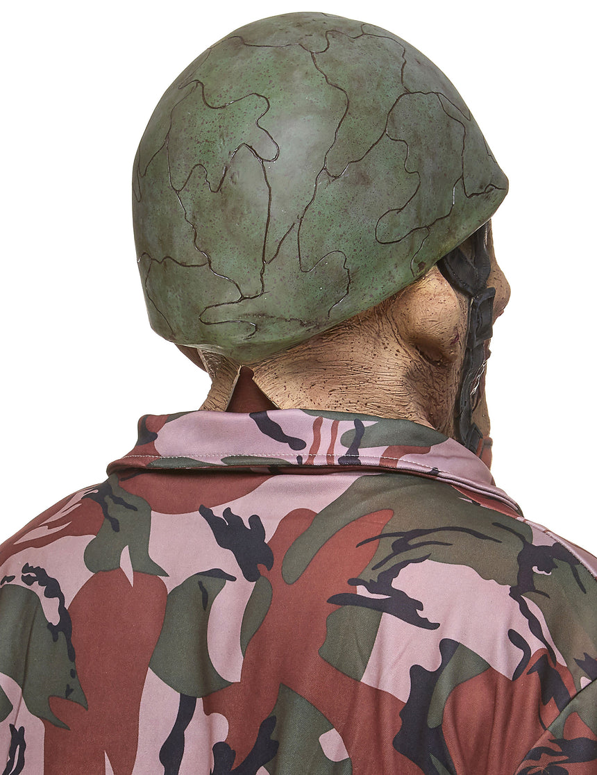 Masque latex soldat zombie adulte