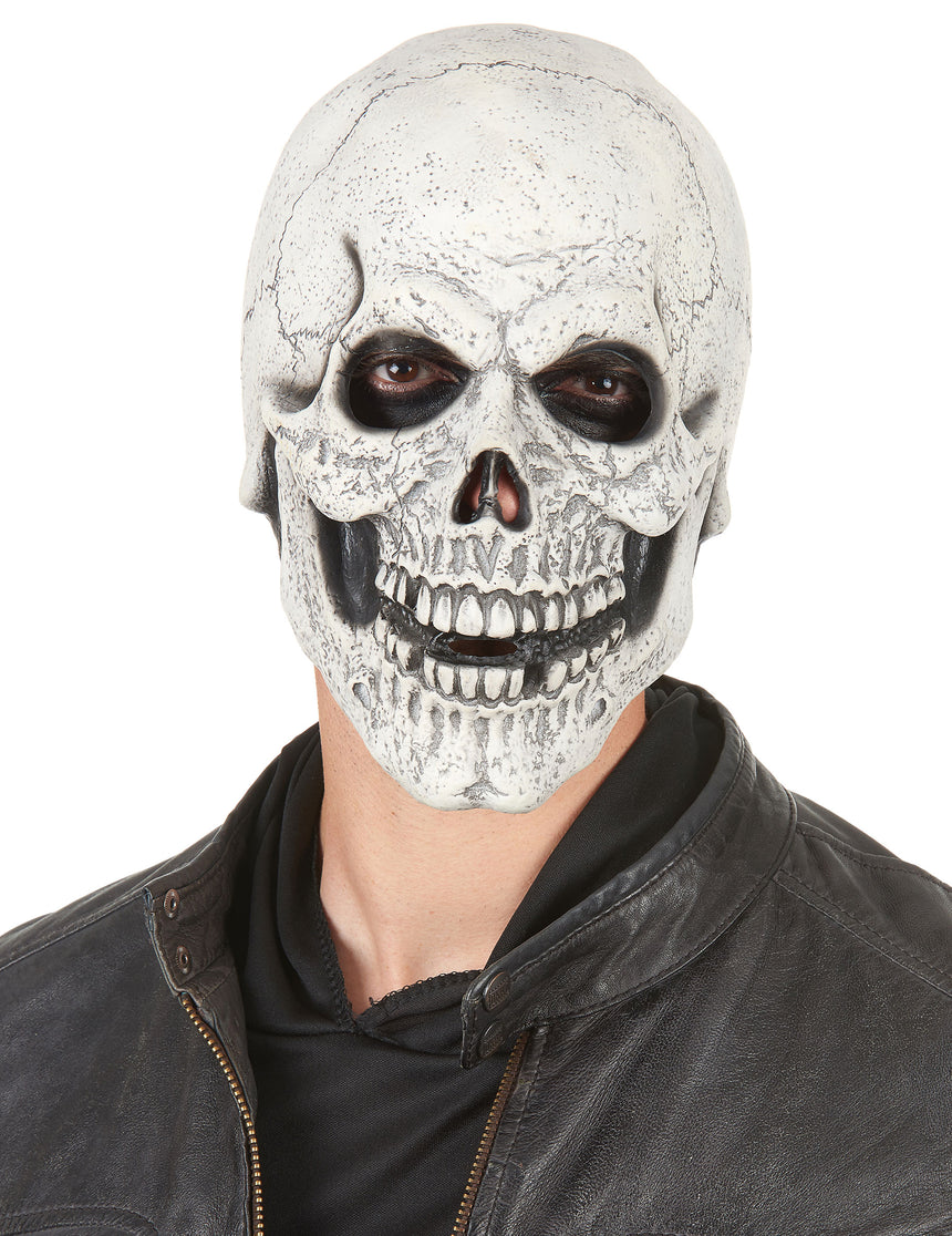 Masque latex squelette moqueur adulte