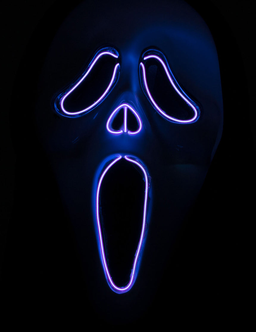 Masque LED fantôme hurlant