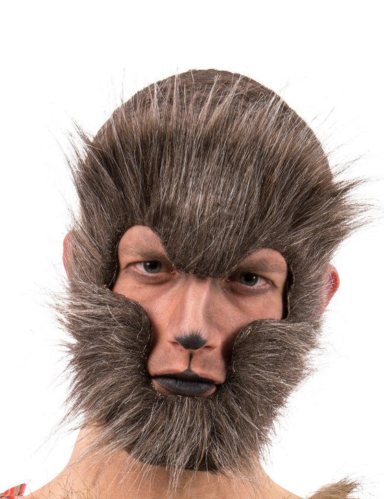 Masque loup brun adulte