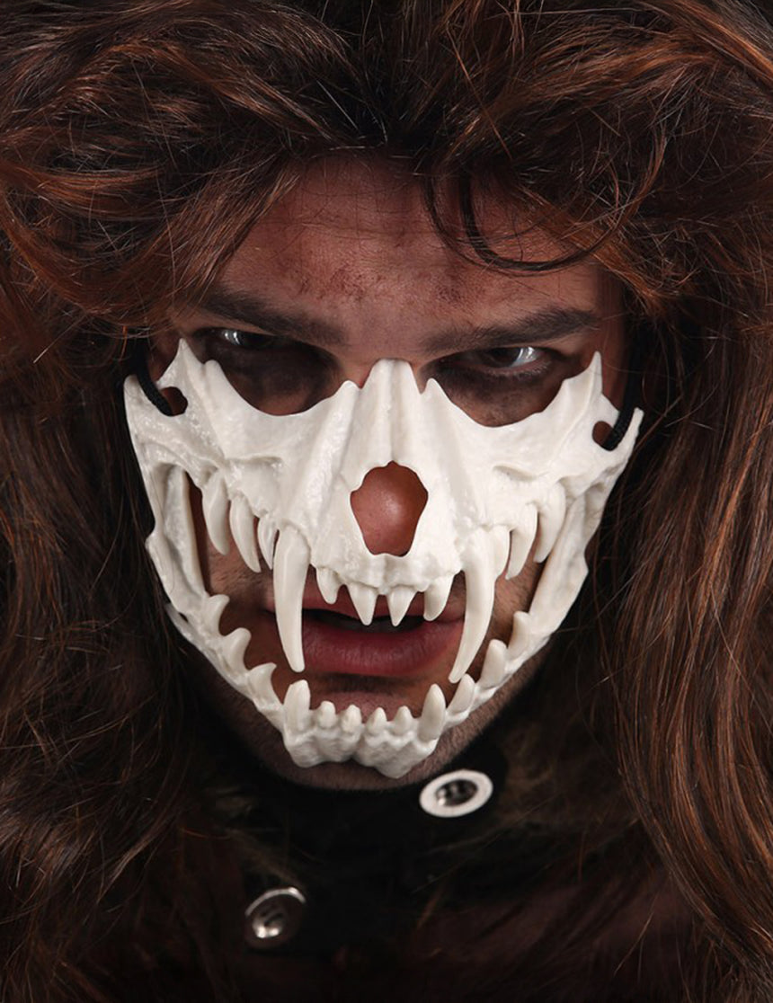 Masque mâchoire squelette adulte