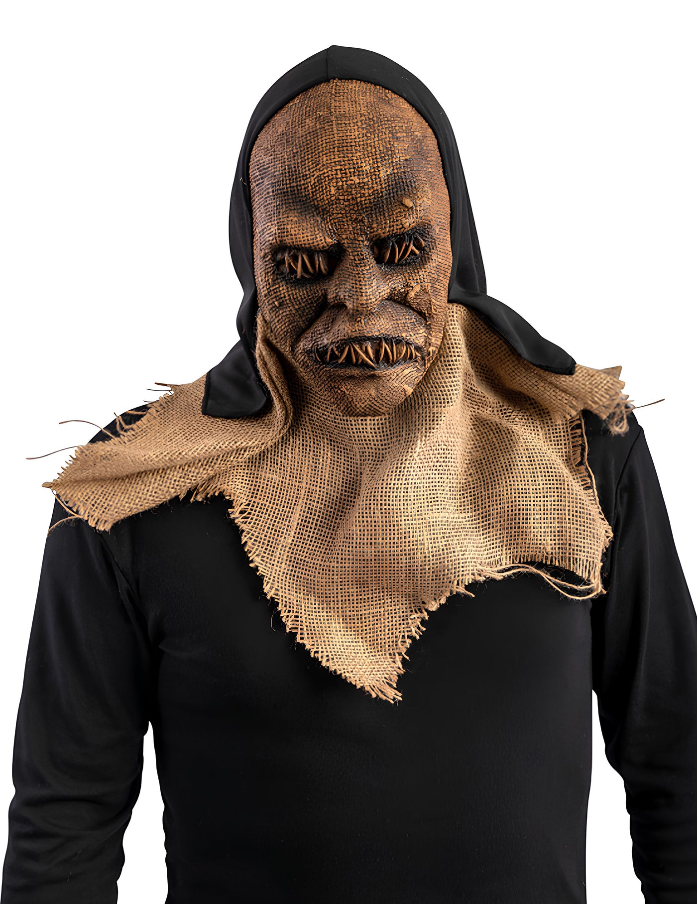 masque monstre en latex et capuche adulte