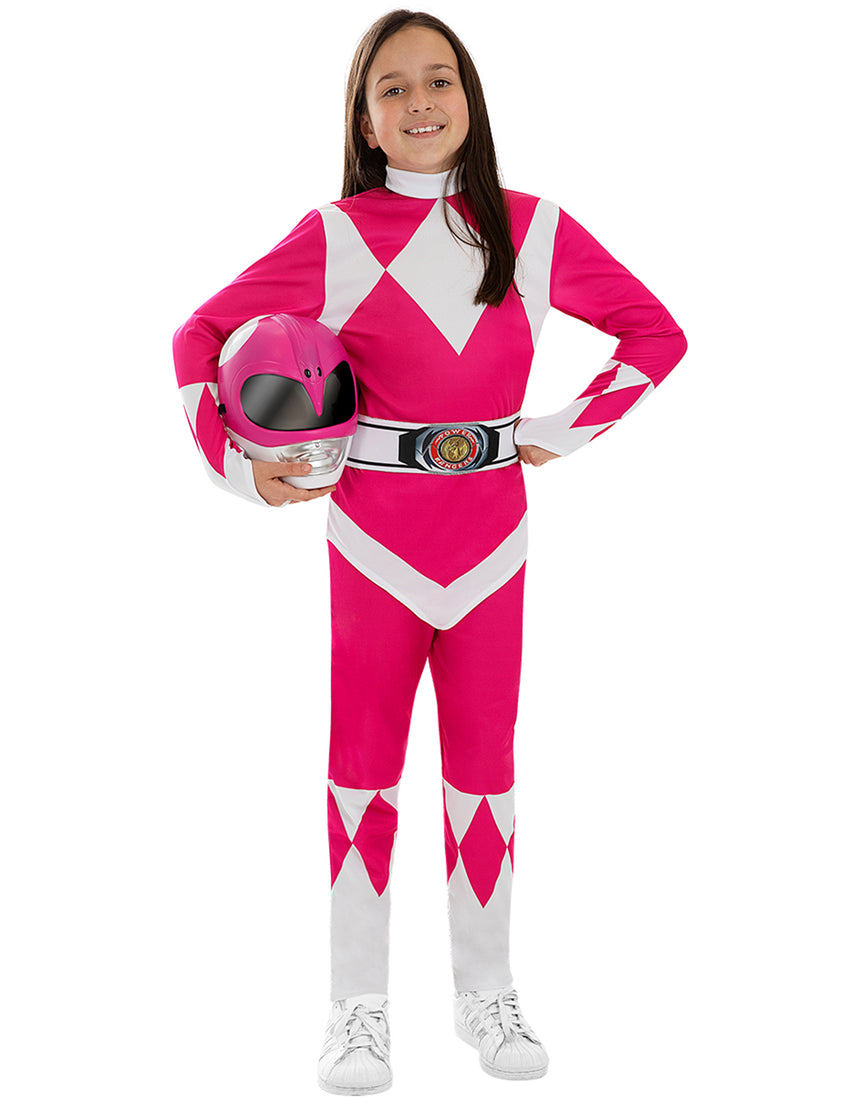 Masque Power Ranger rose enfant