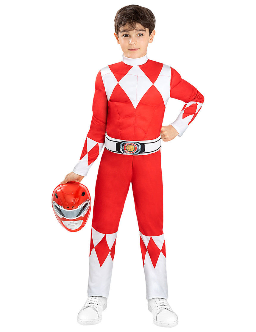 Masque Power Ranger rouge enfant