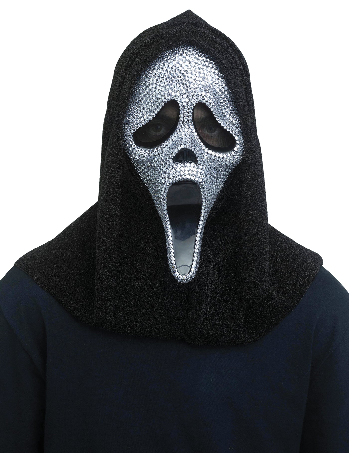 Masque Scream à strass adulte