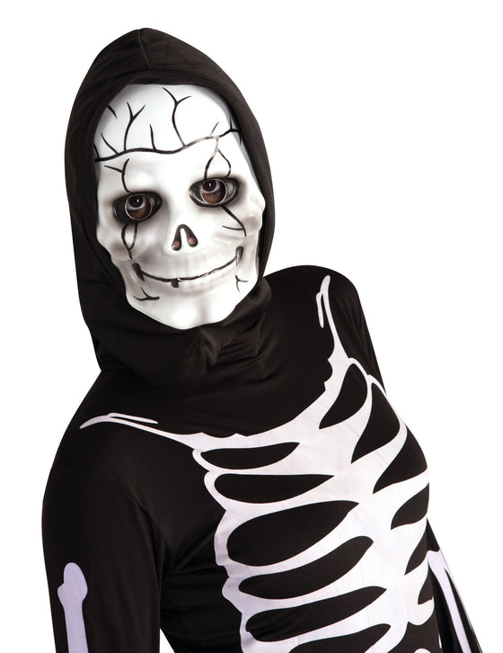 Masque squelette avec cagoule enfant