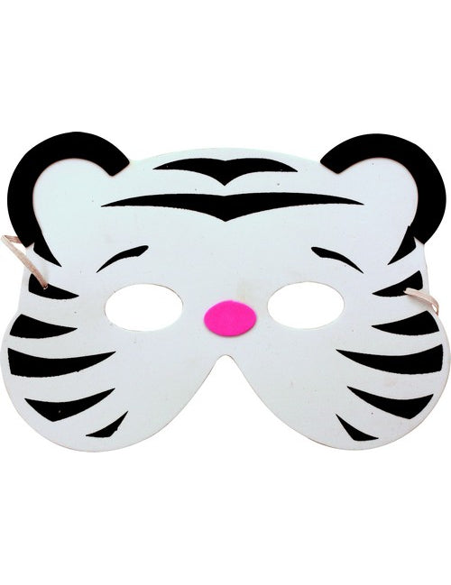 Masque tigre blanc enfant