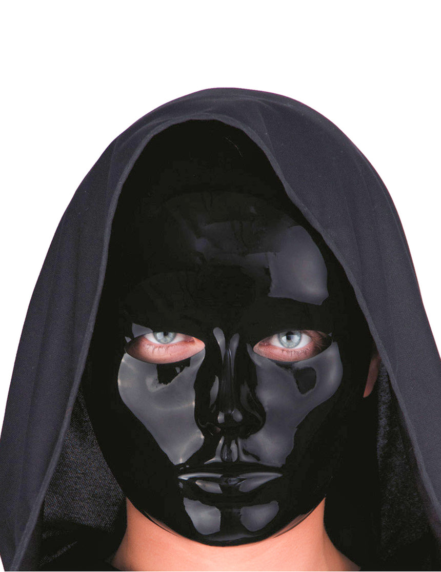 Masque visage noir adulte
