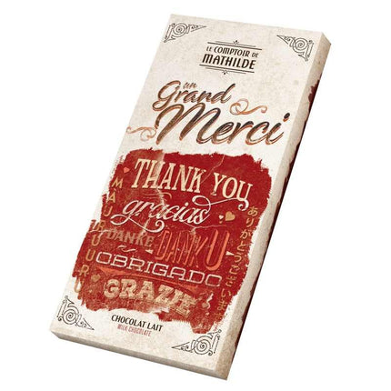 "Merci" -Tablette Chocolat Lait - 90g