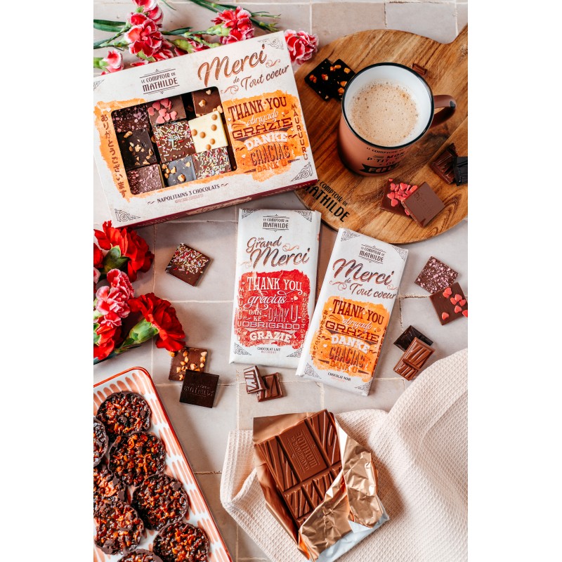 "Merci" -Tablette Chocolat Lait - 90g