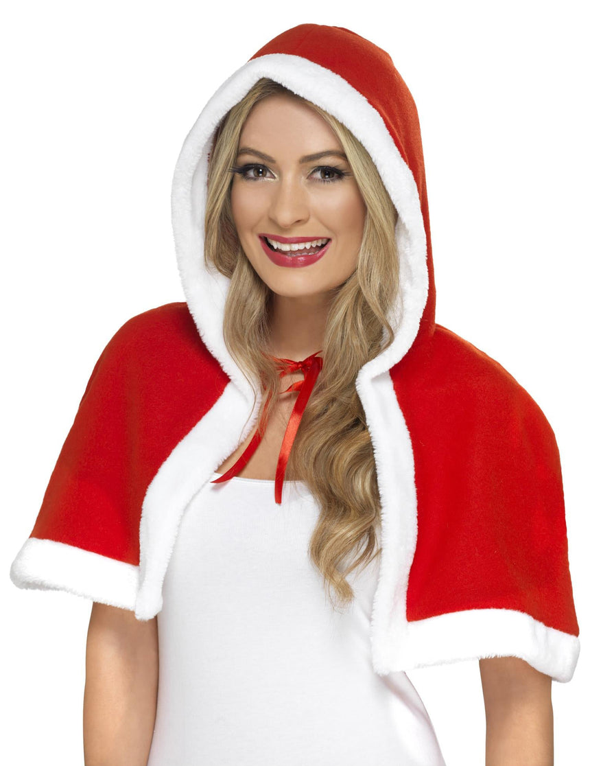 Mini cape Mère Noël adulte